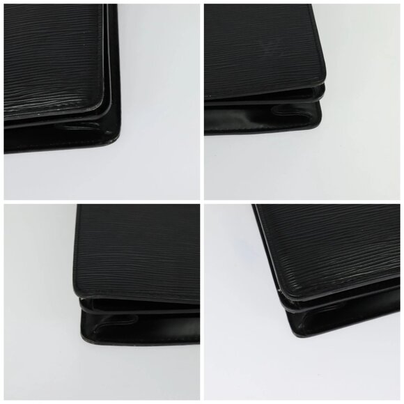 LOUIS VUITTON Epi Serviette Ambassador Business Bag Black M54412 LV Auth ep10554 - Picture 14 of 16